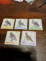 Rare! Collection de timbres Palestine - Oiseaux de proie.