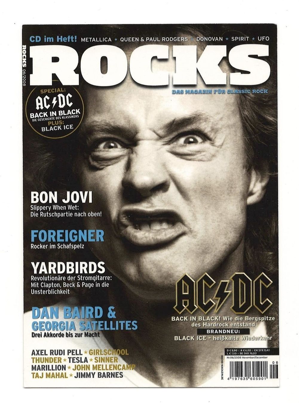 Karten: AC/DC - ROCKS - PROMO-POSTKARTE – Gebraucht aus Basel von verano1000
