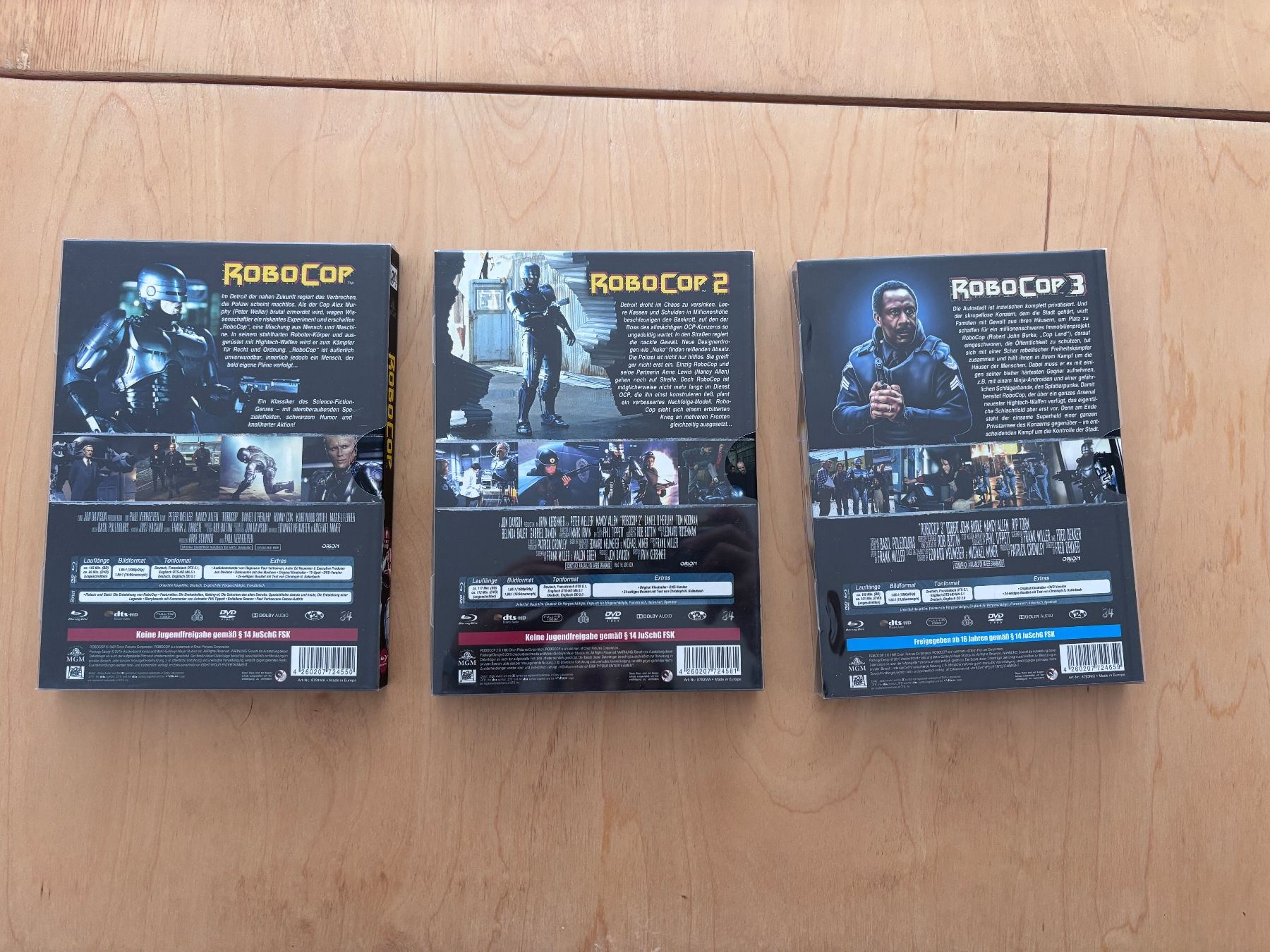 Alle DVDs: Robocop Trilogie Mediabooks, Top Zustand! – Neu (gemäss Beschreibung) aus Varen von bacaduva2007 1