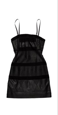 Ramy Brook Lamb Leather Mini Dress