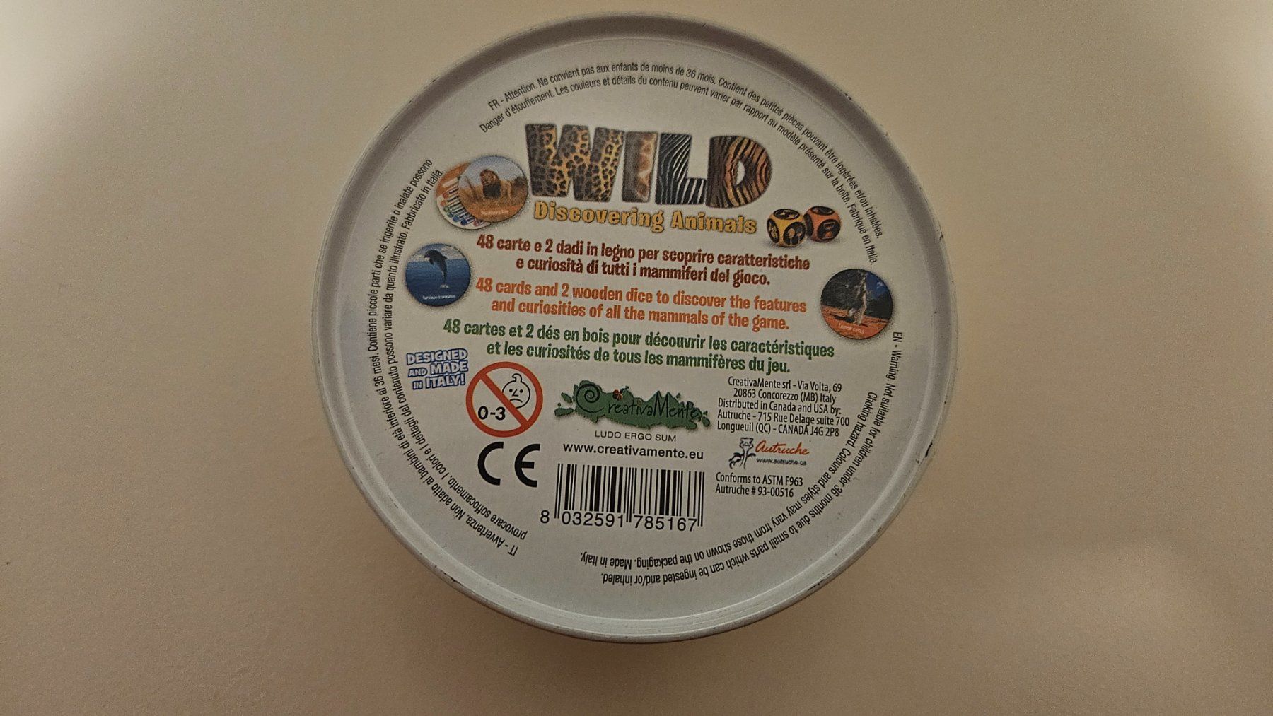 Spiele: Gioco di carte "Wild - Discovering animals" – Gebraucht aus Melano von H-Sara 1