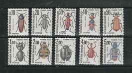 () Série complète  Timbres-Taxe Insectes 1982/83 Neufs**