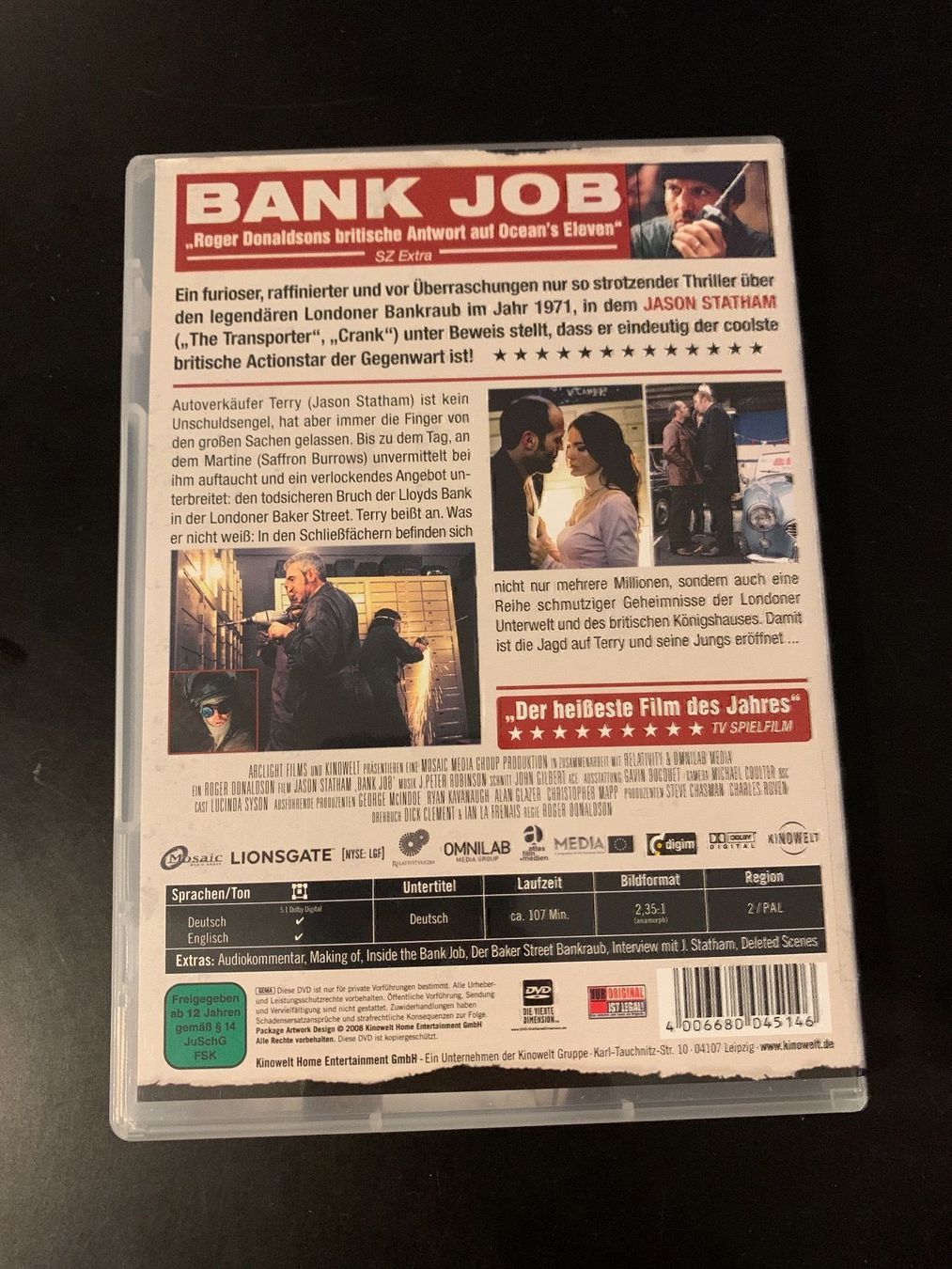Tutti i DVDs: Bank Job (DVD) – Usato da Frasnacht venduto da RS-Ric 1