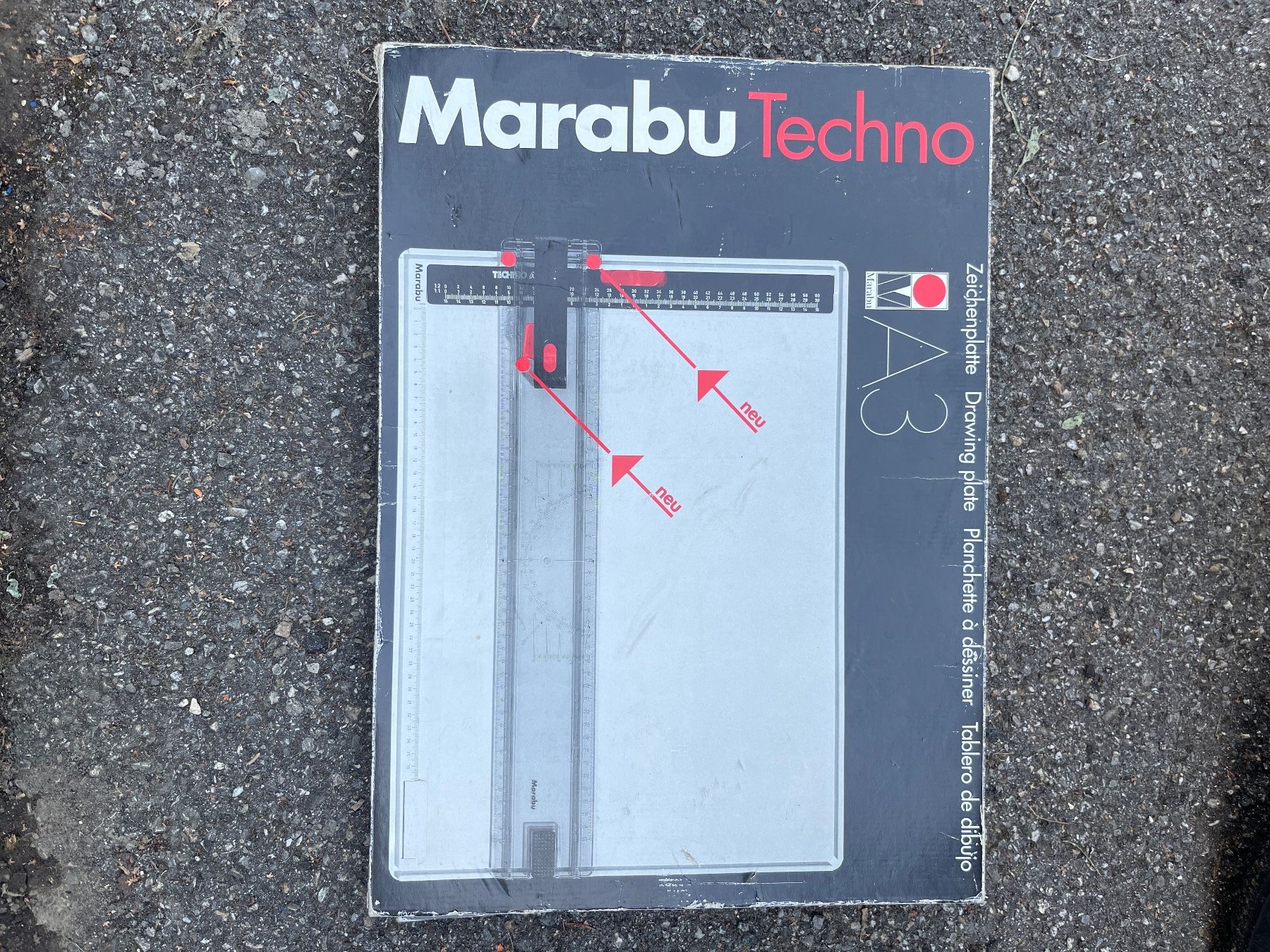 Sonstiges Schreiben & Zeichnen: Zeichenplatte Marabu Techno A3 – Gebraucht aus Obergerlafingen von fredd_y