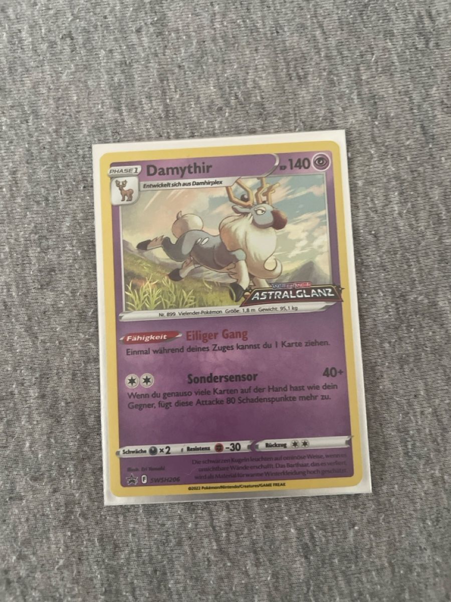 Pokémon Sammelbilder & Trading cards: Damythir Astralglanz Promo – Neu (gemäss Beschreibung) aus Flawil von Duft-Alchemist