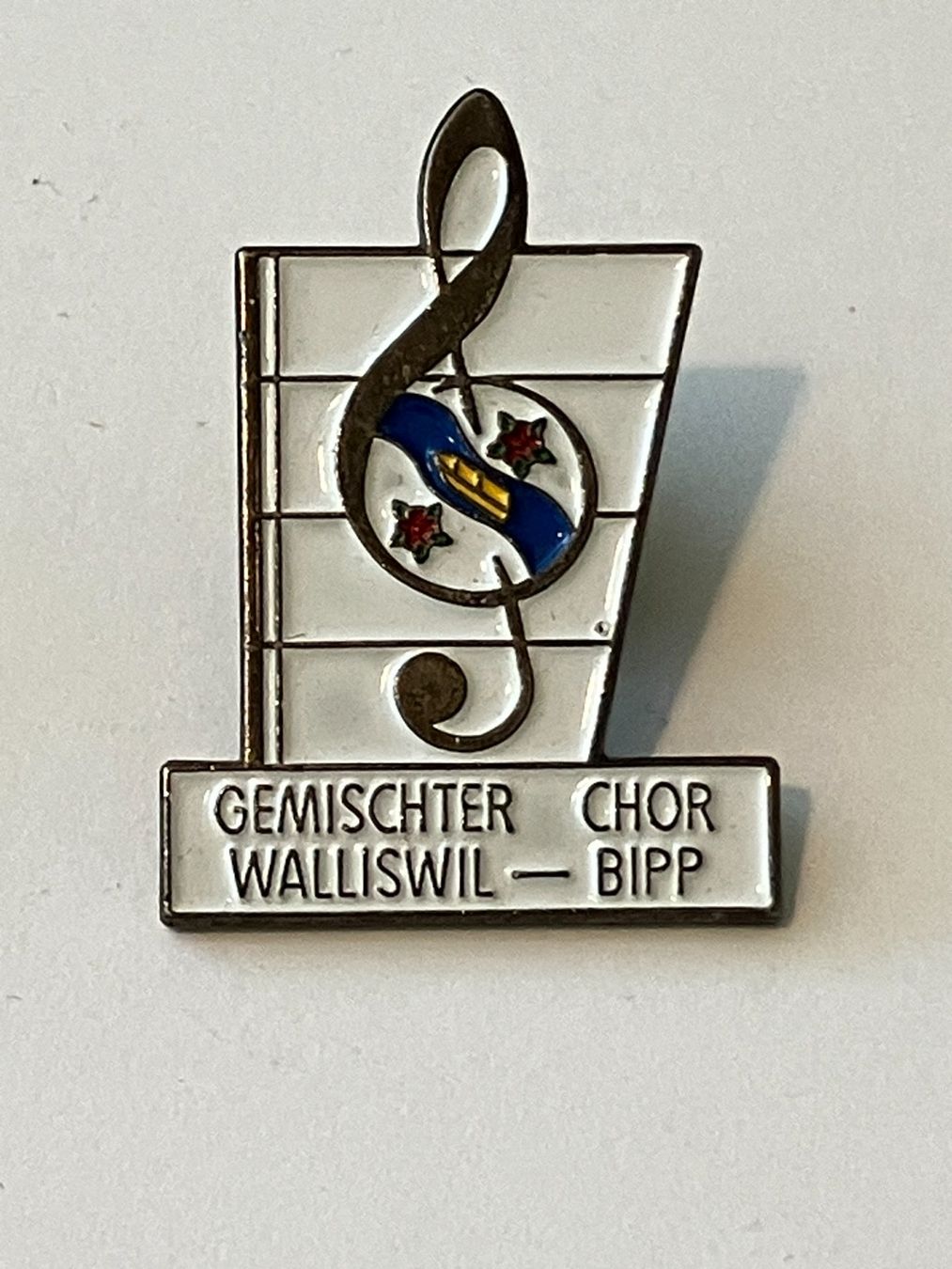 Placchette & Badge: 1 Pin gemischter Chor Walliswil - Bipp – Usato da Basel venduto da djwwpp