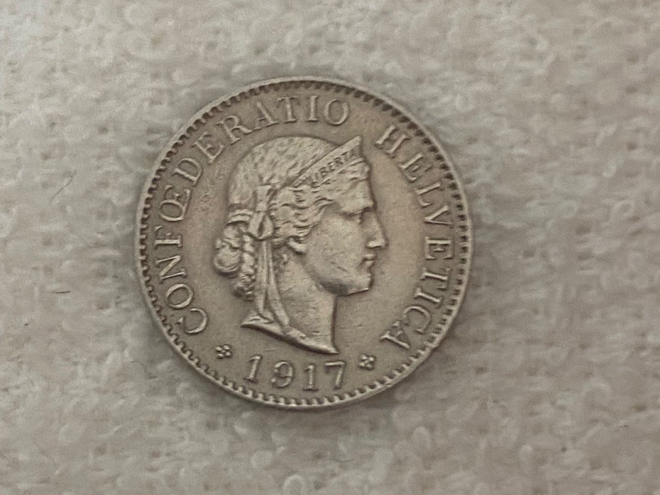 Tutti le monete: 5 centimes/Rappen 1917 – Usato da Nyon venduto da Ilmi09