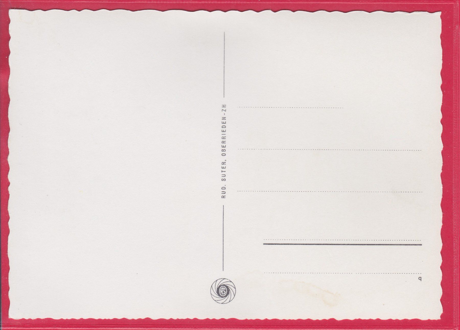 Cartoline postali: LANGWIES GR – Usato da Oberrieden venduto da Gebirgsstelze 1