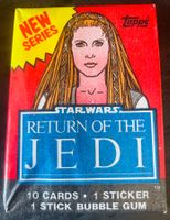 Star Wars Return of the Jedi Topps Sammelkarten Pack 1983 !