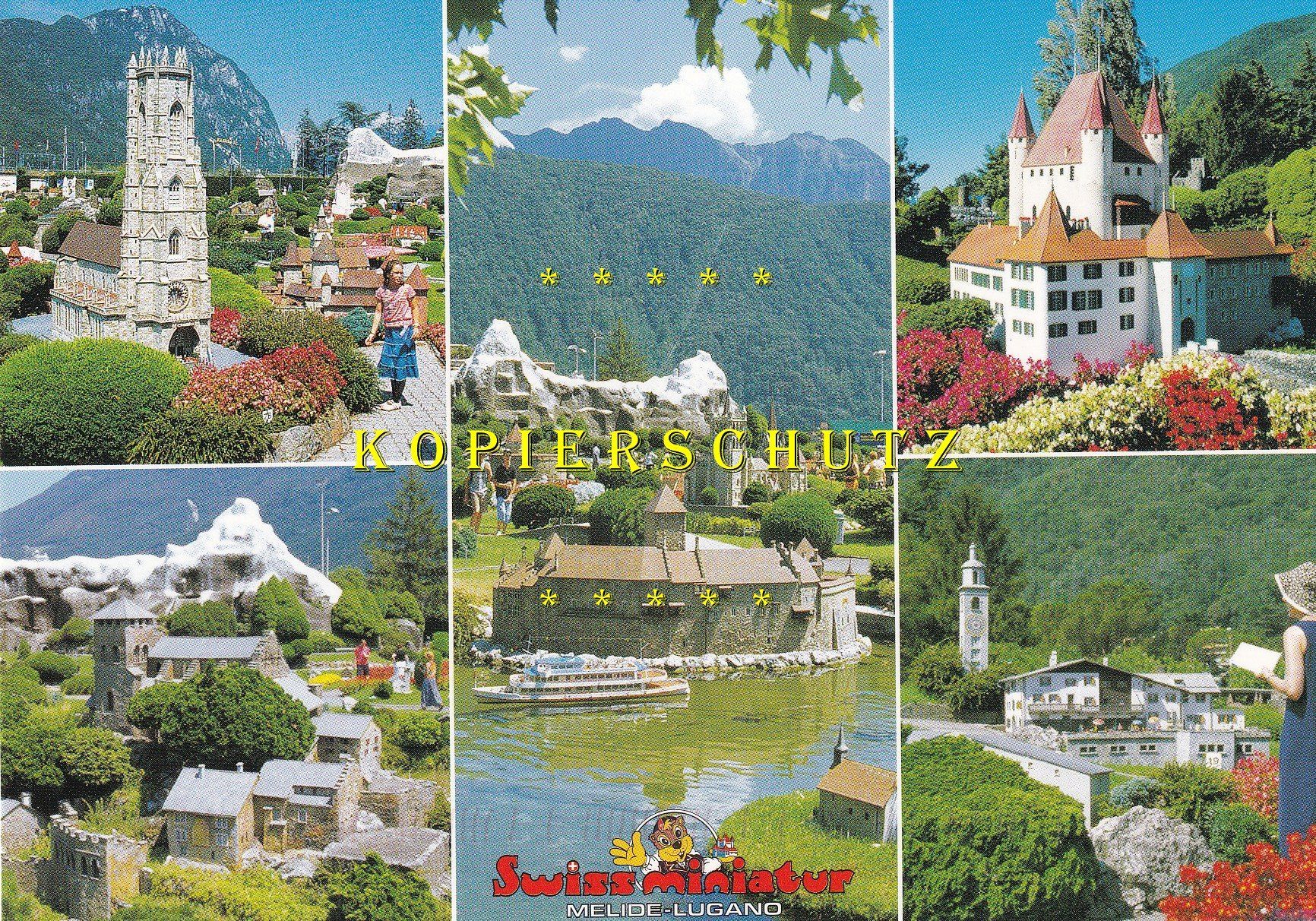 Cartoline postali: Melide - Swiss miniatur /ay – Usato da Hombrechtikon venduto da Rudolf07