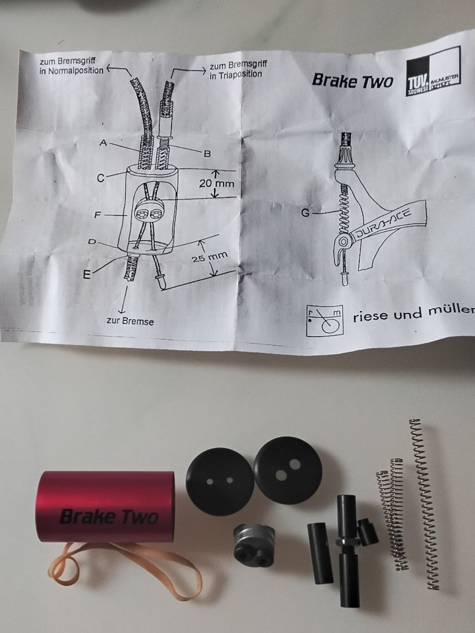 Pièces détachées: Riese & Müller "brake two" Doppelbremssystem / Splitter – Neuf avec emballage d'origine à Lohn-Ammannsegg par analogis