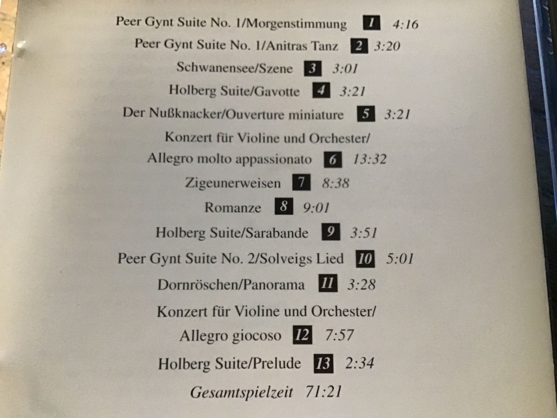 CD: Classic  über 70 Min. – Usato da Thierachern venduto da sweden08