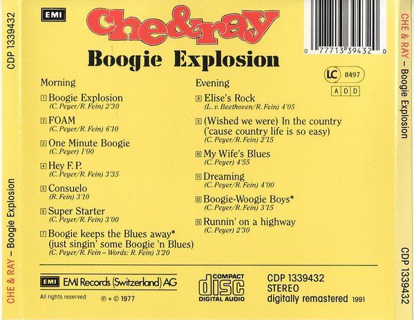 CDs: Che & Ray BOOGIE EXPLOSION Piano Blues CD signiert ! – Gebraucht aus Kandergrund von Sososo 1