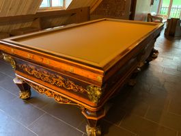 Billard ancien XIX Carambole type Charles X
