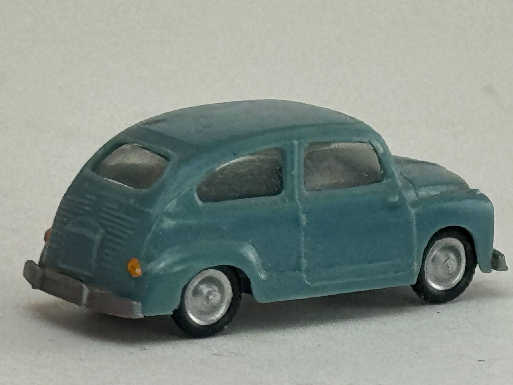 Eko Modellini d'auto: GB5- EKO Seat 600 blaugrau – Usato da Elm venduto da Wikmtz 1