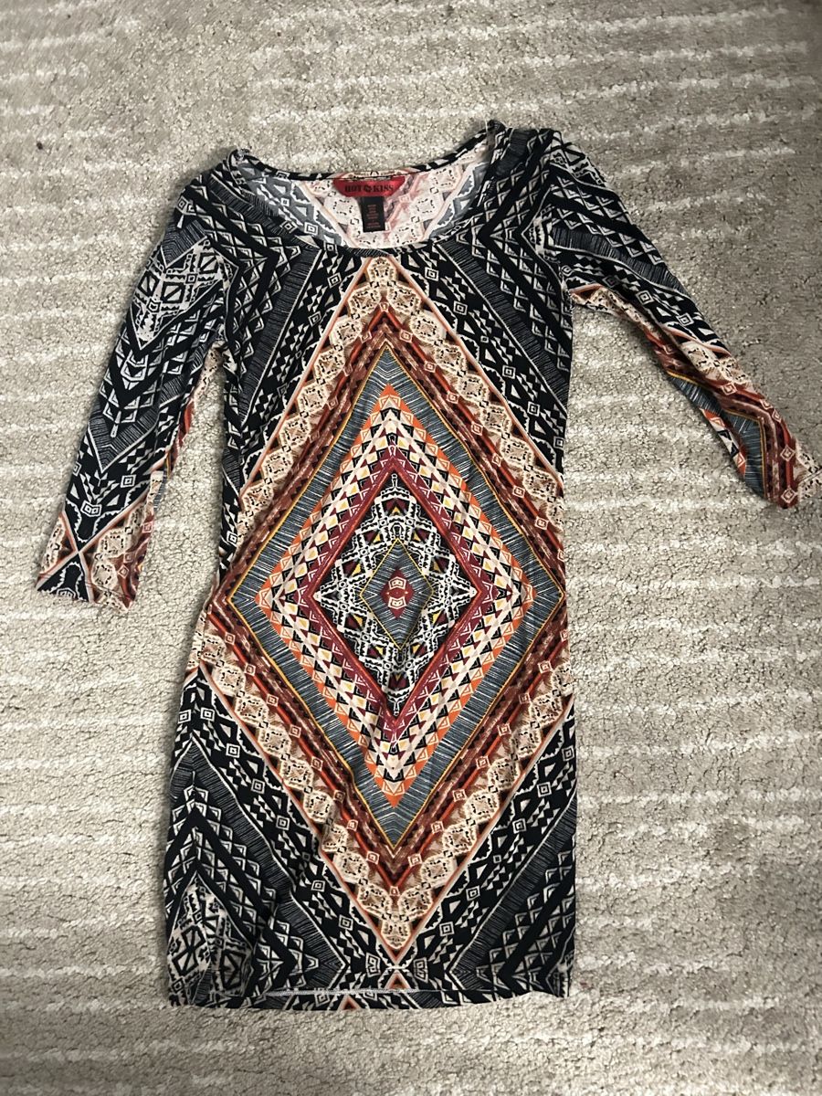 Vestiti: Multi colored and patterned dress – Usato da Belp venduto da jan_6yvx