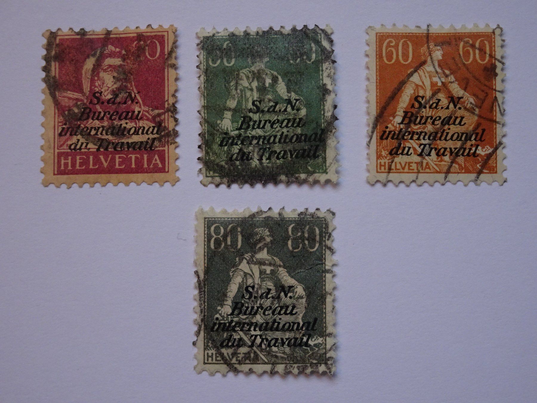 Tous les timbres: BIT 1923 – D'occasion à Aadorf par Chnorli-Furz