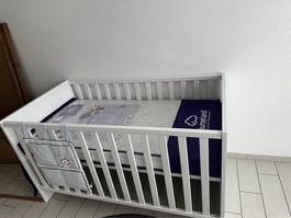 Babybett seitenschutz, Bettgitter (2 Stück)