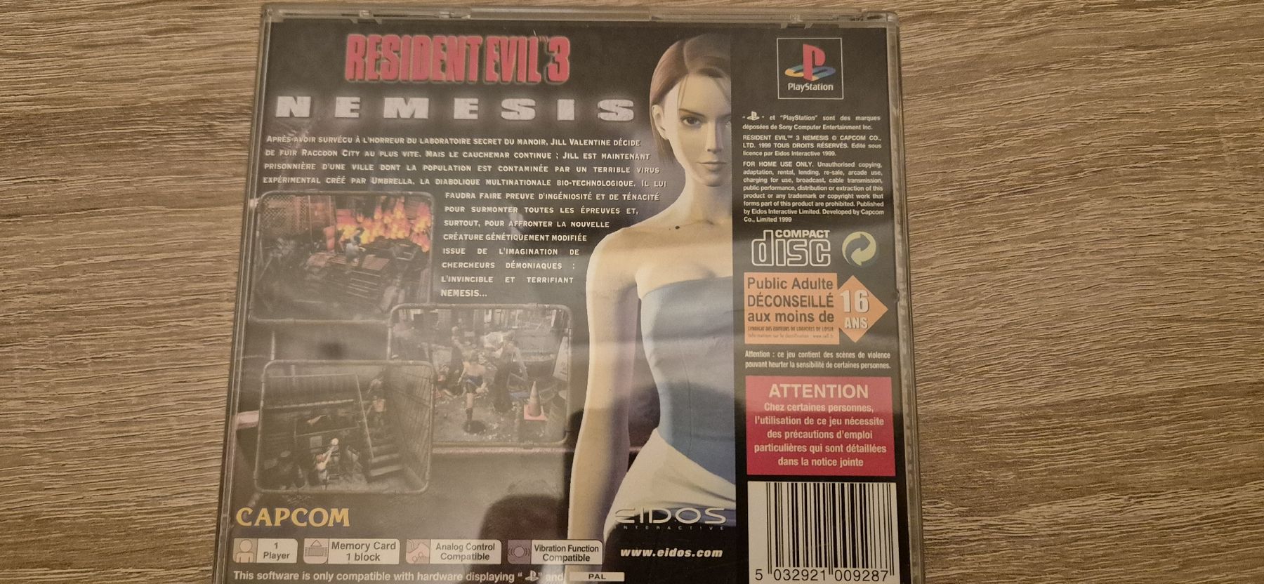 Sony Giochi: Resident Evil 3 Nemesis - Playstation 1 - Version PAL – Nuovo (secondo la descrizione) da Genève venduto da Bayoushi 1