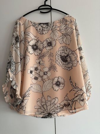 Chice Bluse mit Blumenmuster v. CALVIN KLEIN, Gr. S, wie neu