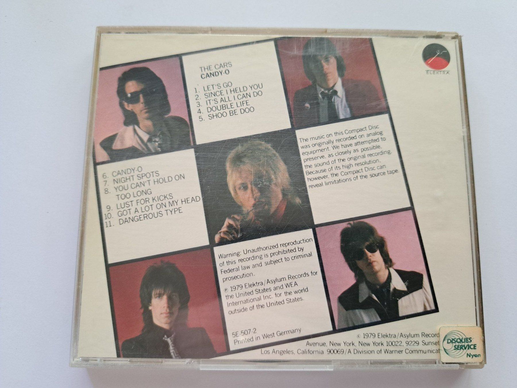 CDs: Cd The Cars - Candy-O – D'occasion à Pully par bro_n52j 1