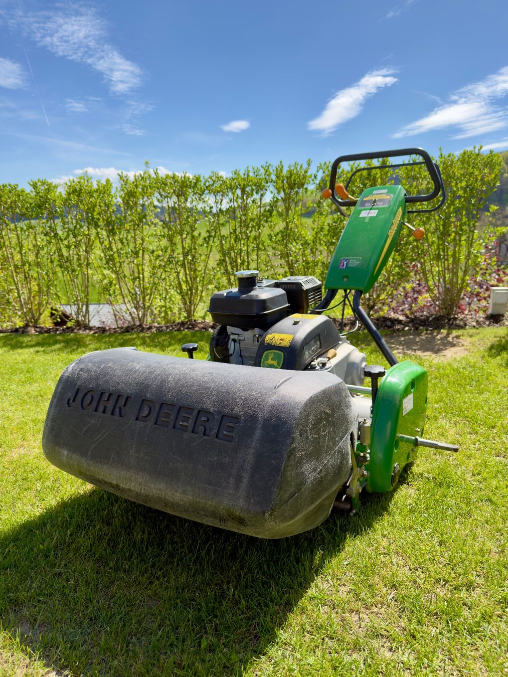 John Deere Tagliaerba: Spindelmäher frisch ab Service – Usato da Melchnau venduto da Suty41 1