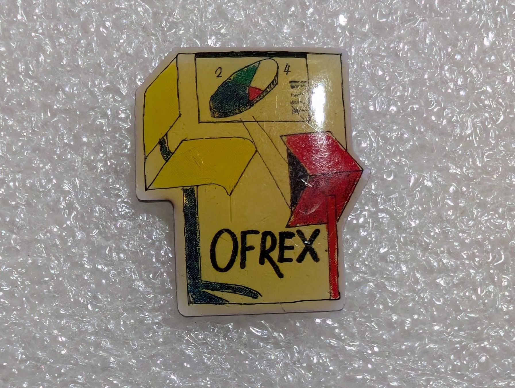 Placchette & Badge: Ansteckpin 275: Ofrex – Usato da Oppligen venduto da Pin-Fall-Shop