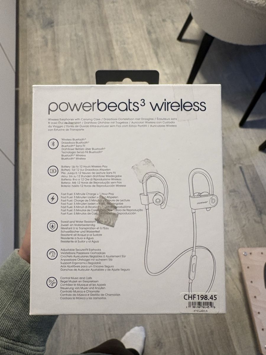 Casques audio: Powerbeats wireless Kopfhörer  – Neuf avec emballage d'origine à Zürich par est_5nzq 3