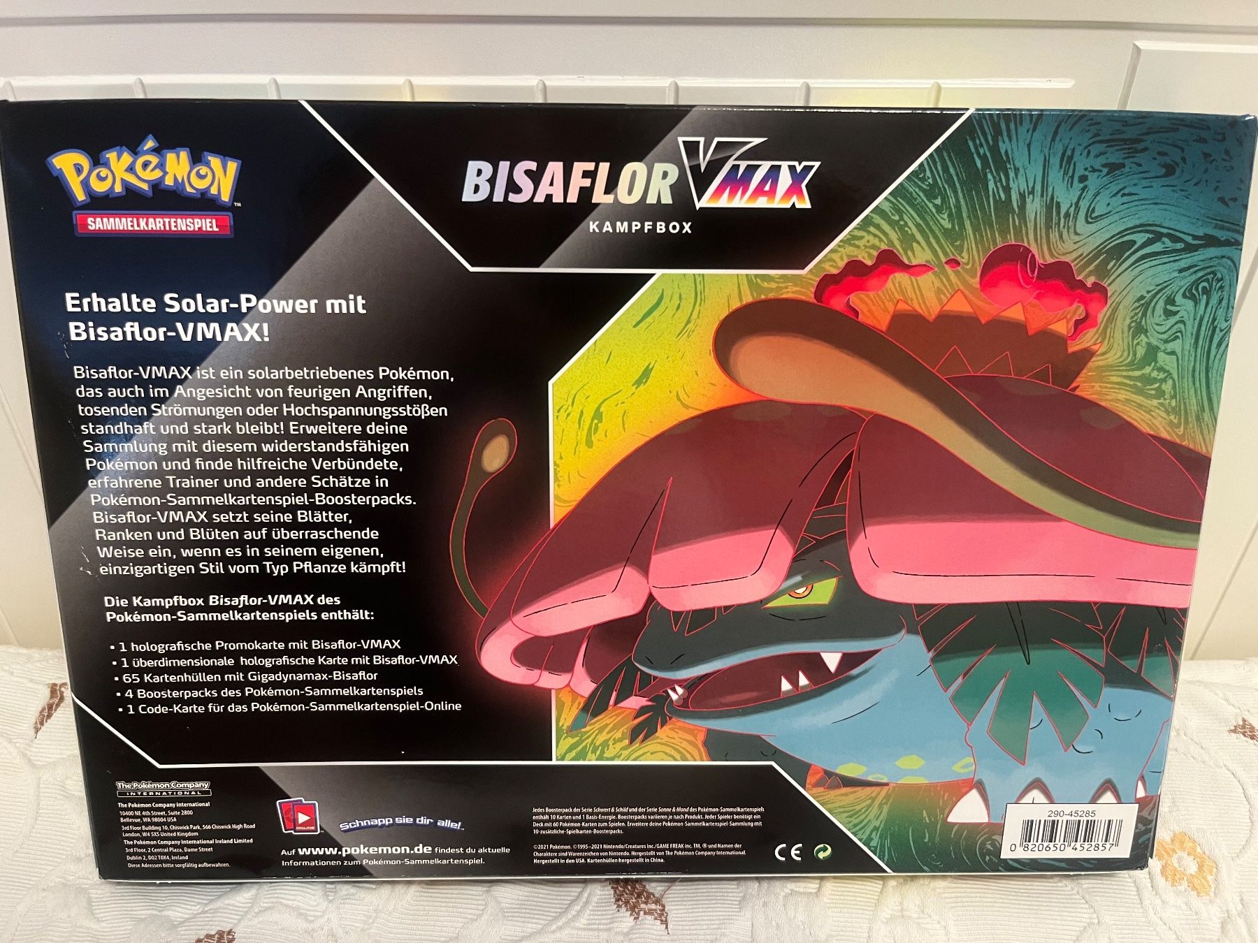 Pokémon Carte collezionabili: Pokémon Bisaflor VMax-DE- OVP – Nuovo e nell'imballaggio originale da Basel venduto da Galia2000 1