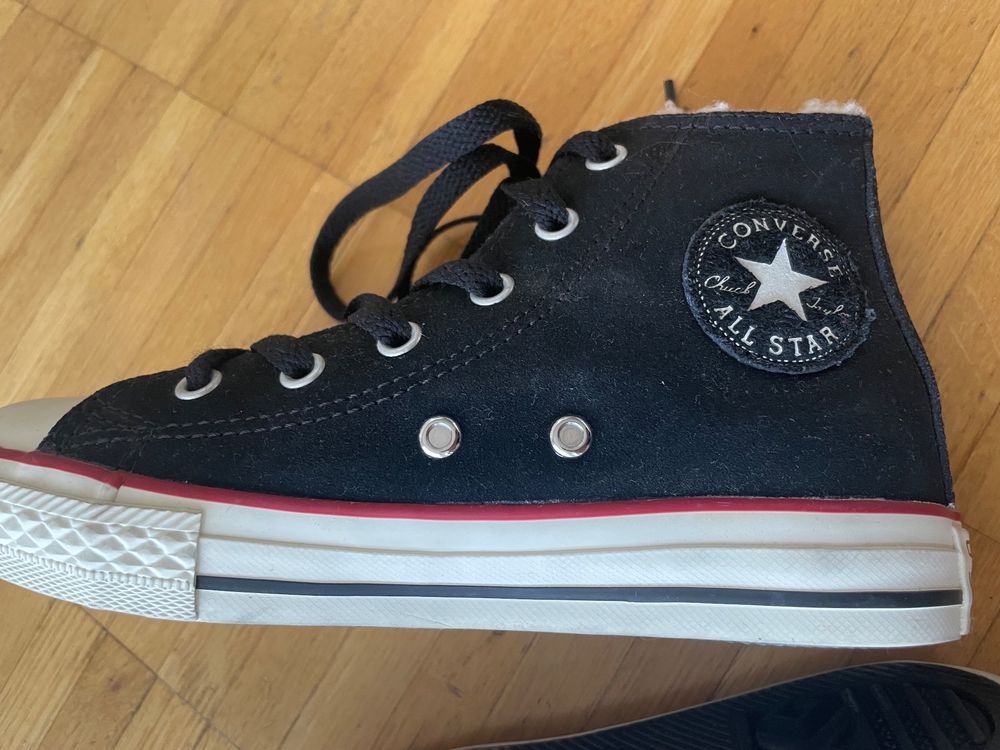 Converses noires fourr es 32 Kaufen auf Ricardo