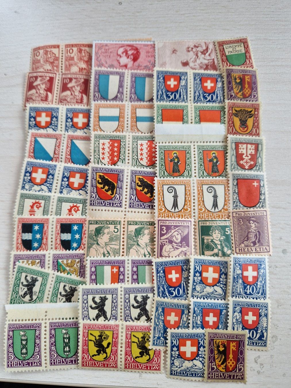 Tutti i francobolli: PJ Lot, ab 1.- – Usato da Burgdorf venduto da Glossy01