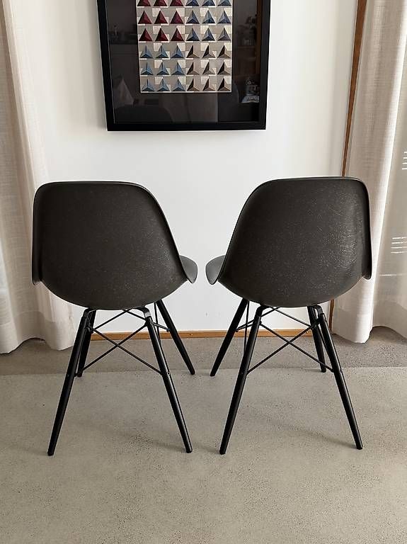 Sedie: 2x Vitra Eames Fiberglass Side Chair DSW – Usato da Frauenfeld venduto da Jessy_kardakova 1
