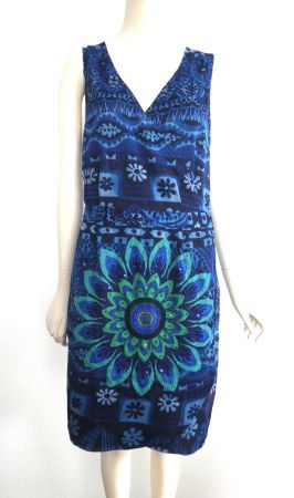 Desigual Sommer Kleid Wickelkleid, Gr. 40