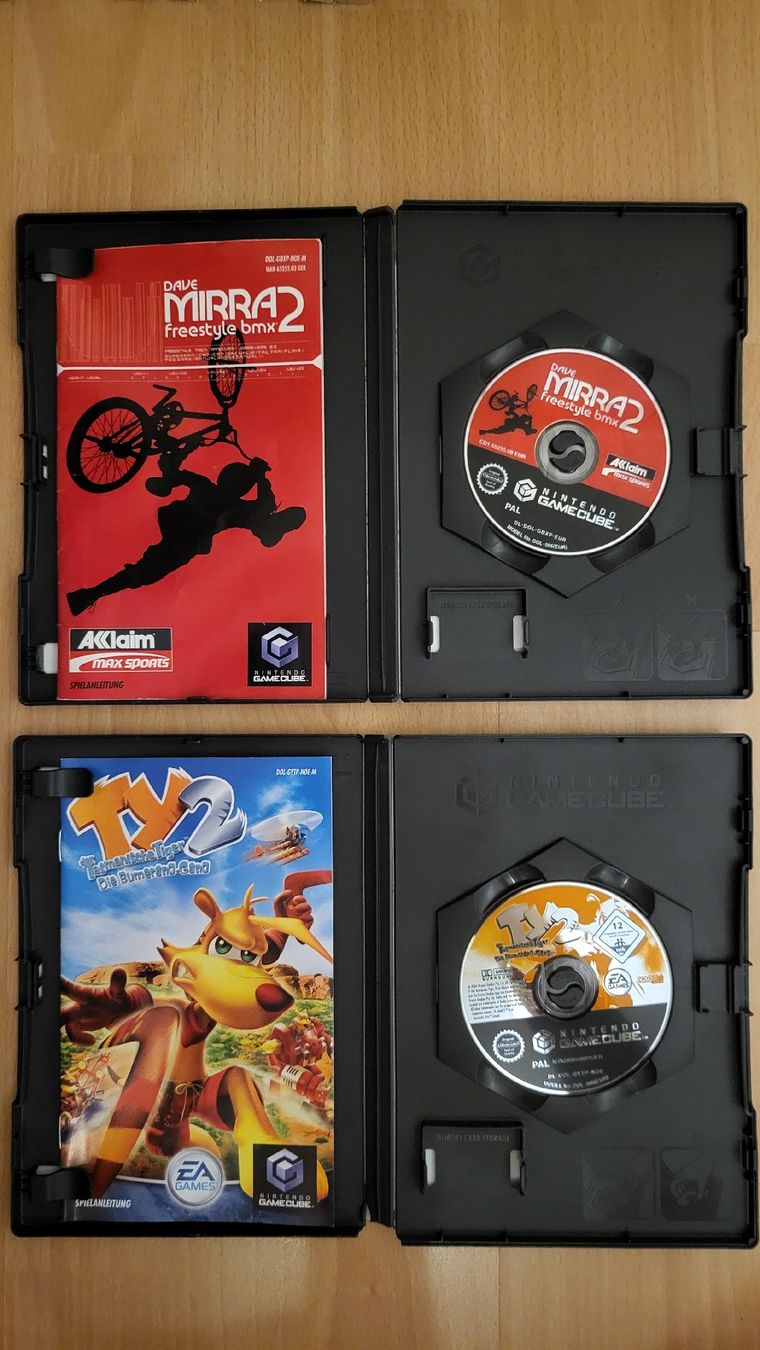 Nintendo Spiele: Gamecube Sammlung 4x Top Spiele Kompl. – Gebraucht aus Biel/Bienne von Retrohr 2