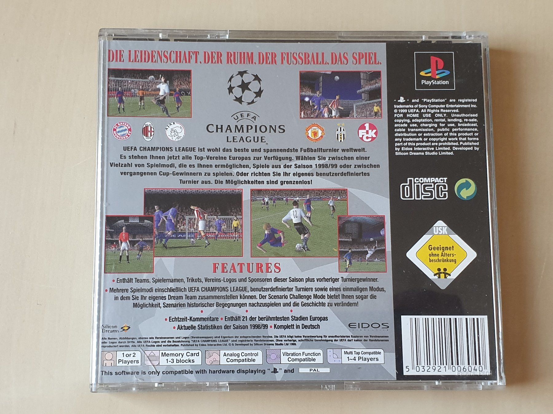 Sony Spiele: UEFA Champions League 1998/99 – Gebraucht aus Stansstad von collectorsshop 1