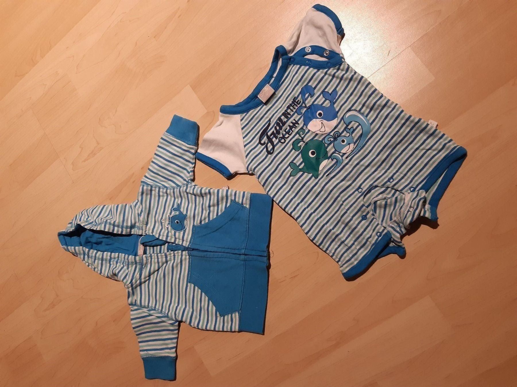 Lotti di vestiti: Baby Jäckchen und Kurzarm Strampler 50 – Usato da Ins venduto da PGD