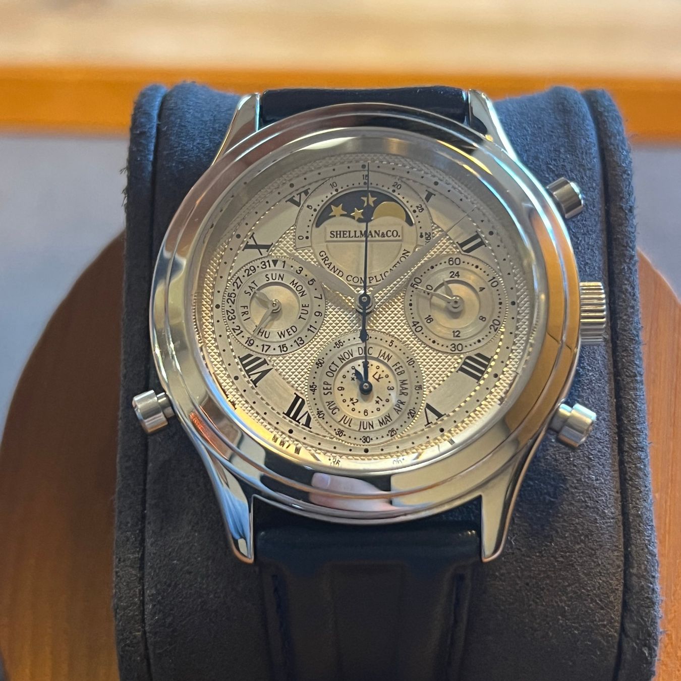Orologi: Shellman Grand Complication Classique Quartz 6771-H32167TA – Usato da Carouge GE venduto da Watchaser