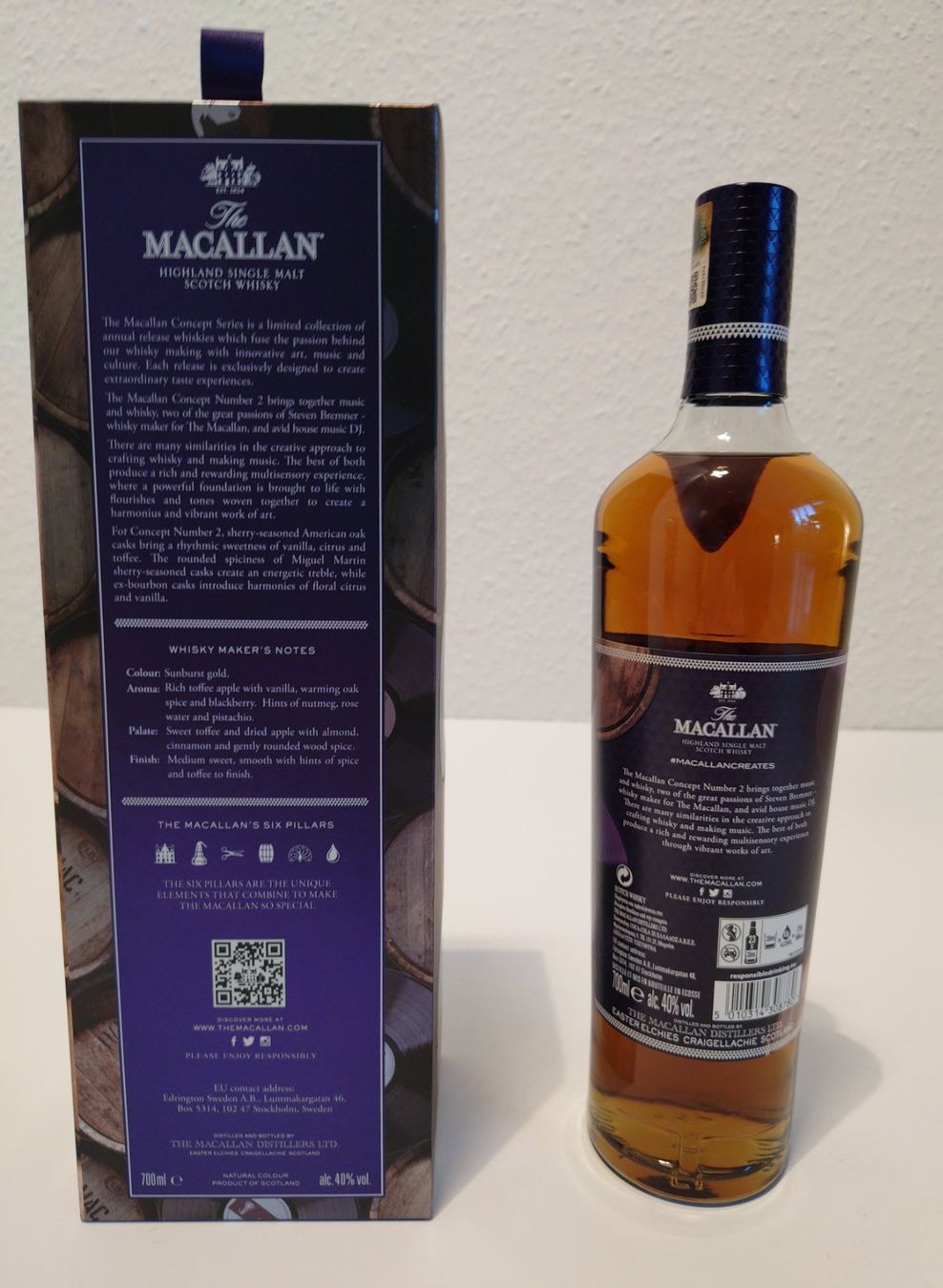 Macallan Spirituosen: Macallan Concept No. 2 | 70 cl | 40% Vol. – Neu (gemäss Beschreibung) aus Cham von Chri_nu 1