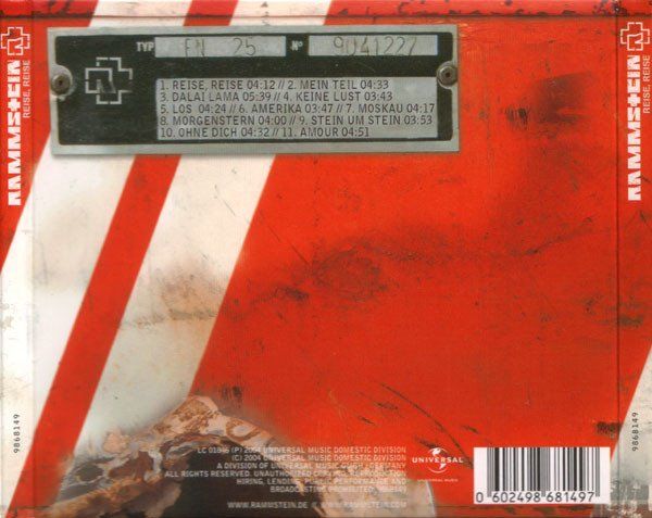 CD: CD Rammstein - Reise, reise (Digipak! 2004) – Usato da Möriken AG venduto da mineralia 1