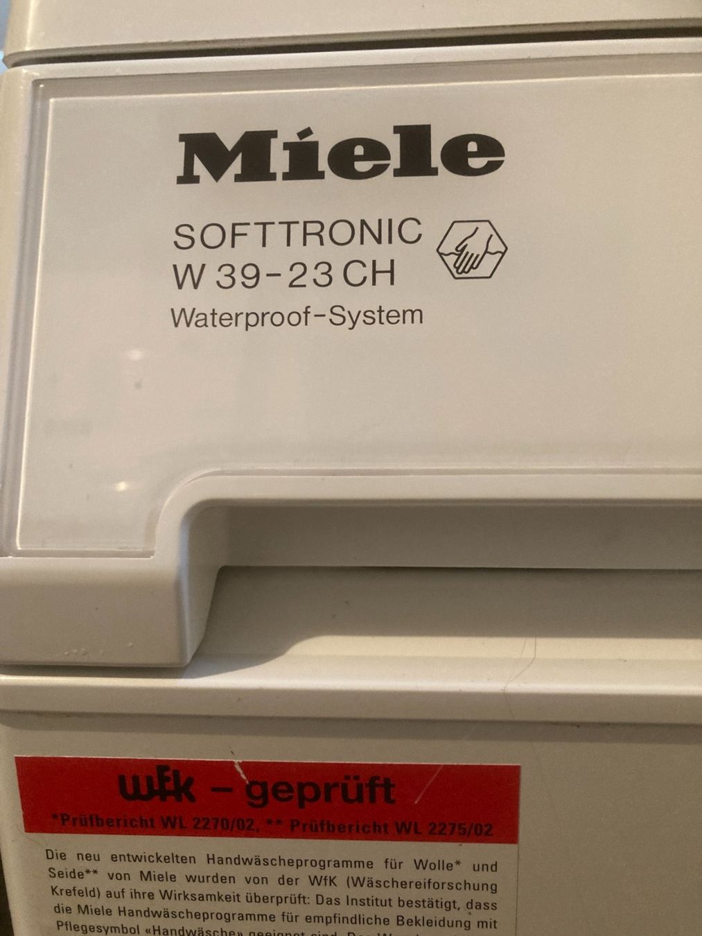 Miele Machines à laver: Waschmaschine Miele – D'occasion à Krattigen par 033rad 2