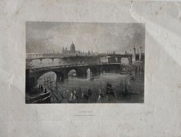 Stahlstich um 1860 - London