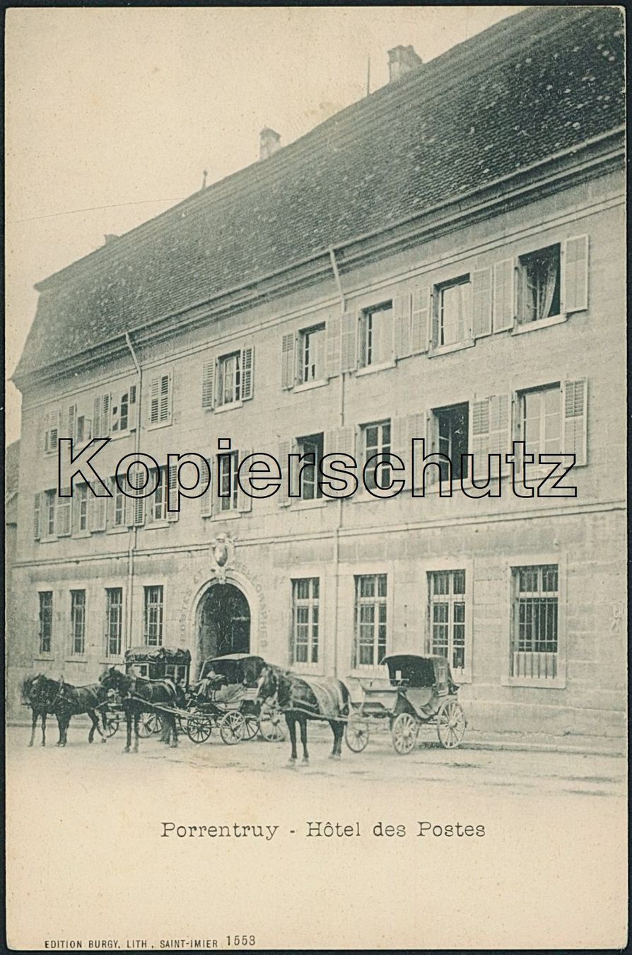 Cartoline postali: JUS Porrentruy - Post - Postkutsche – Nuovo (secondo la descrizione) da Schindellegi venduto da leecollect