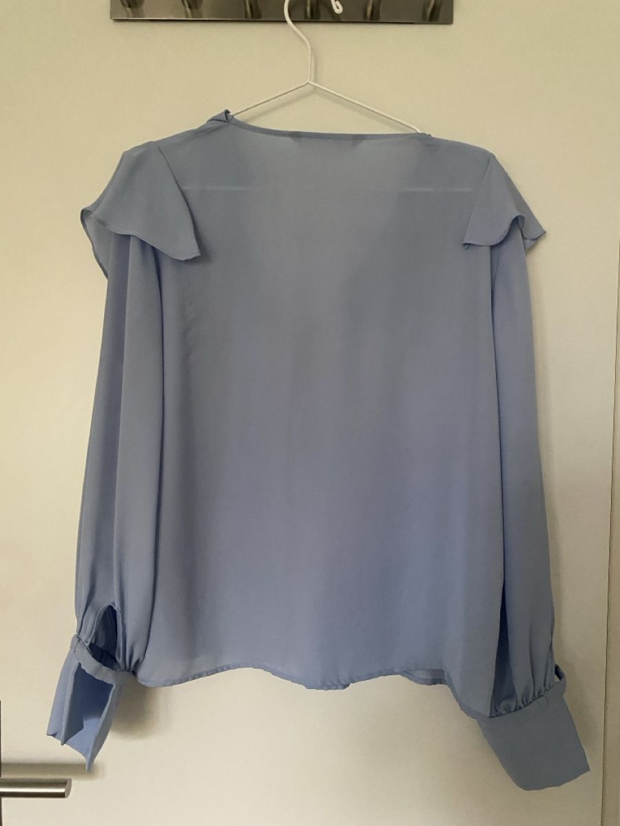 Zara Camicette: ZARA Bluse Hellblau, Grösse XL – Usato da Neuenhof venduto da UrbanBags 4