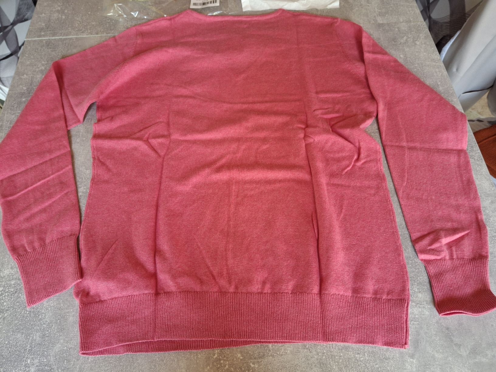 US Polo Maglioni & Felpe: Pull en tricot marque U.S. Polo Assn. rose taille L coton – Nuovo e nell'imballaggio originale da Villiers venduto da san_jn5w 5