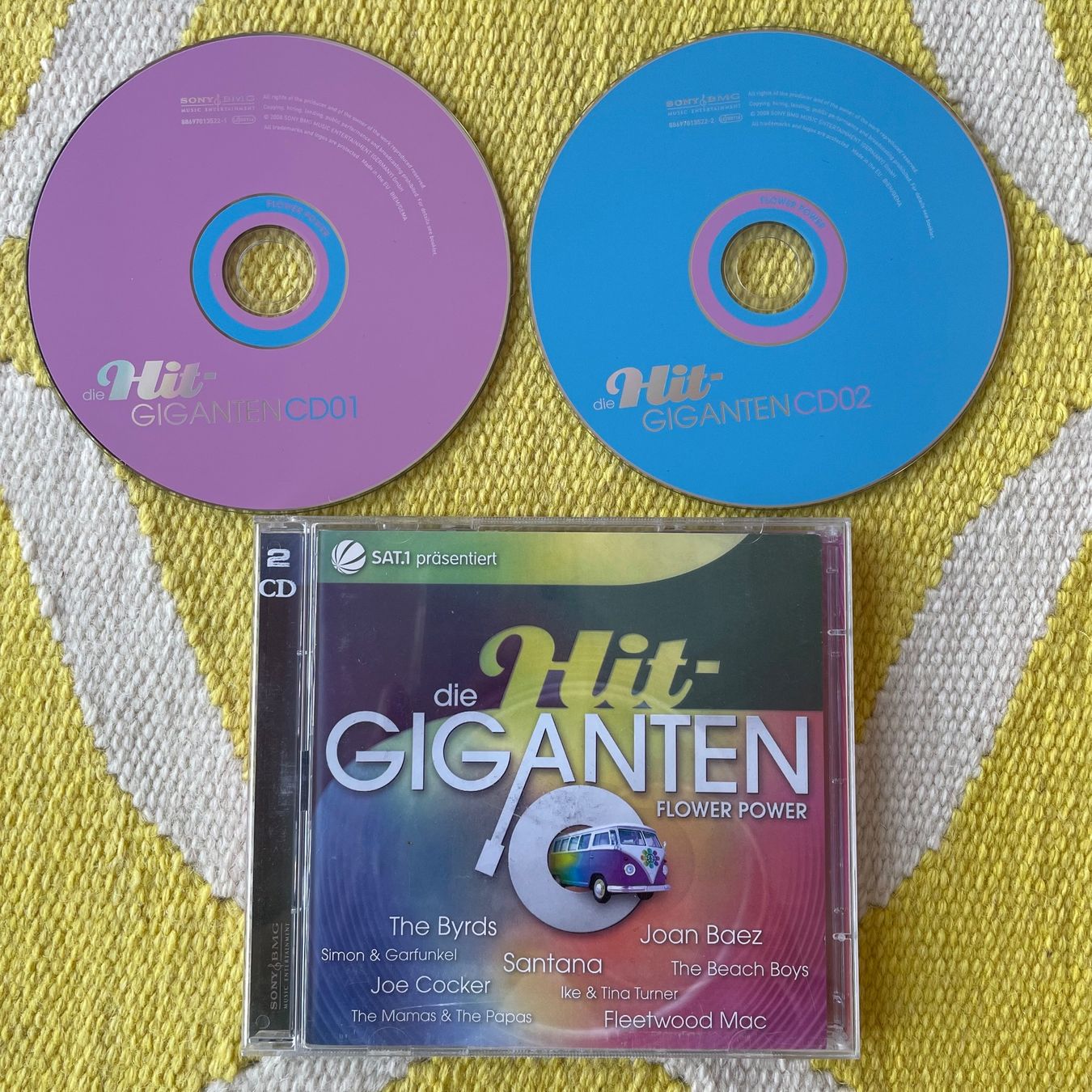 CD: DIE HIT GIGANTEN-2CD 40HITS FLOWER POWER – Usato da Rorschacherberg venduto da CD-Roli