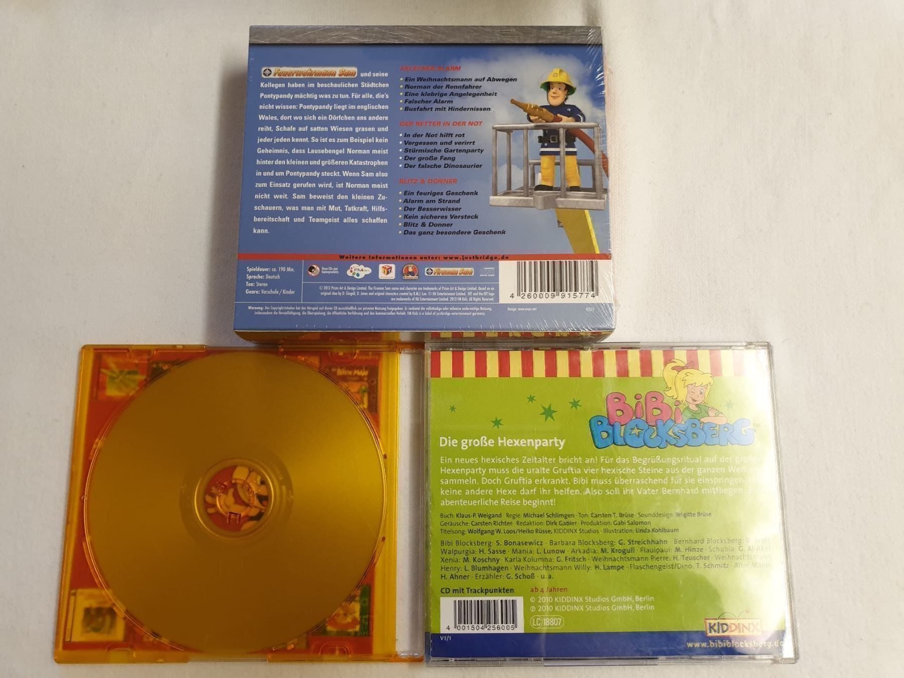 CD: Kinder Cds Feuerwehrmann Sam, Blocksberg – Usato da Rebstein venduto da gimmma 1
