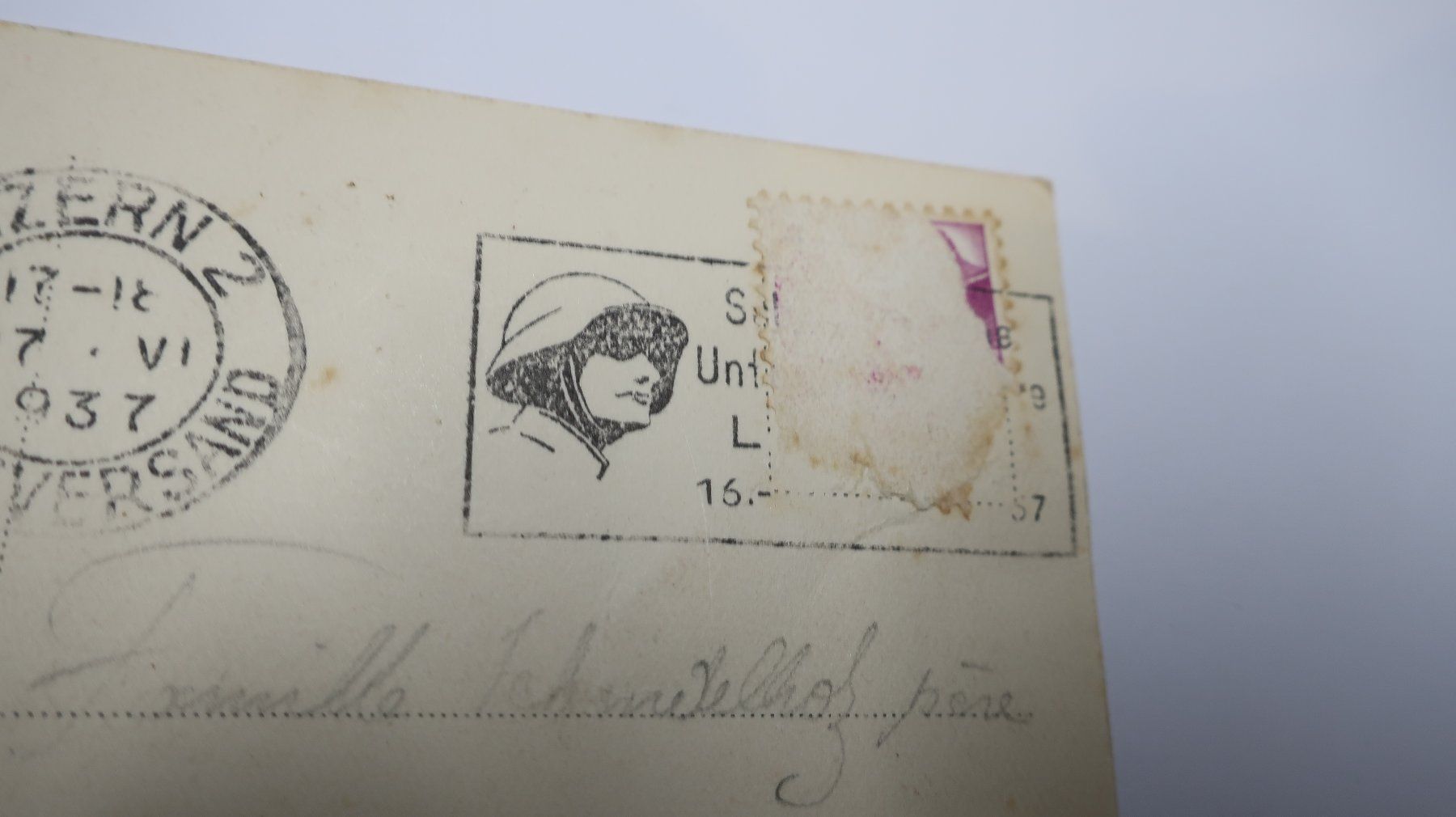 Ansichtskarten: Sachein 1937 – Defekt aus Cormoret von Pascalll2001 4