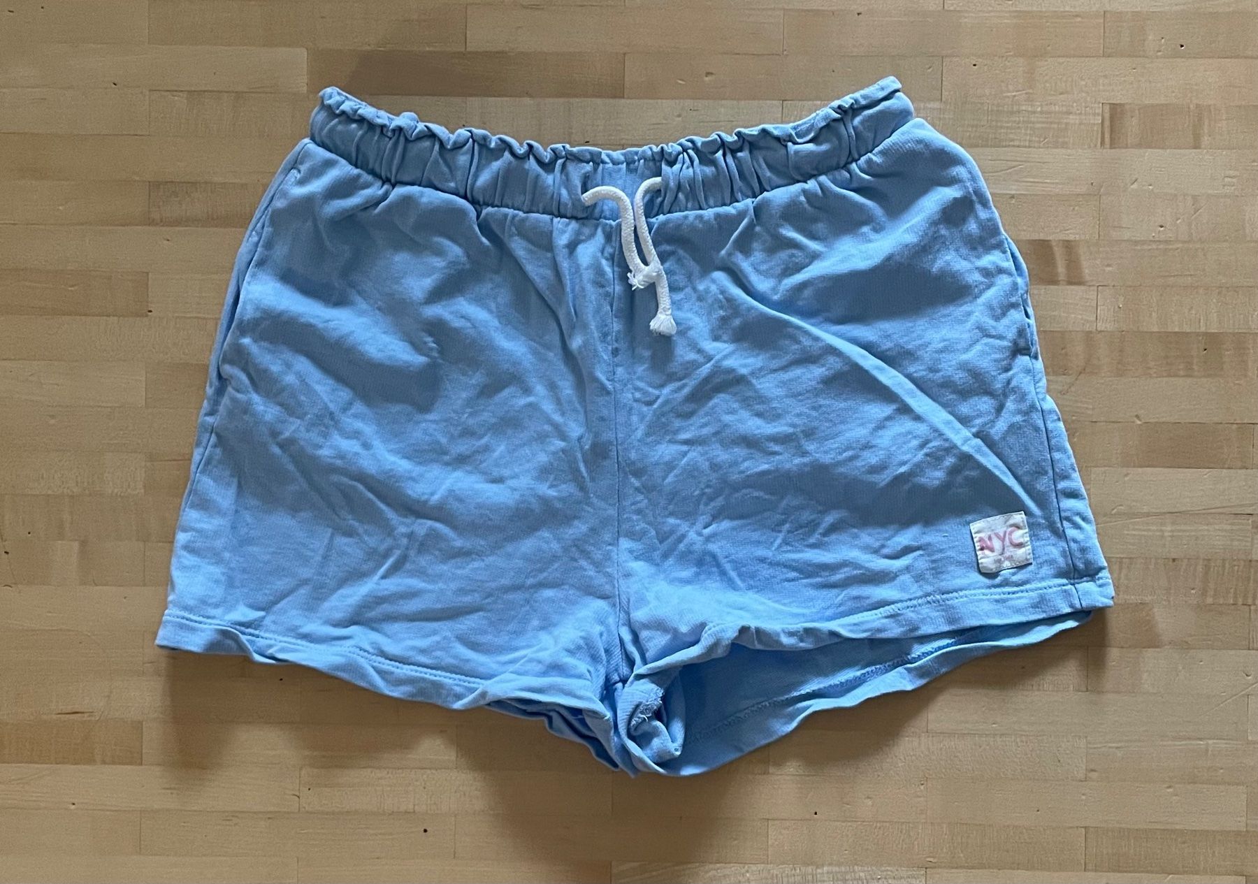 H&M Pantaloni: Mädchen Sommer Shorts, hellblau, Gr. 170, Top Zustand! – Usato da Winterthur venduto da crave