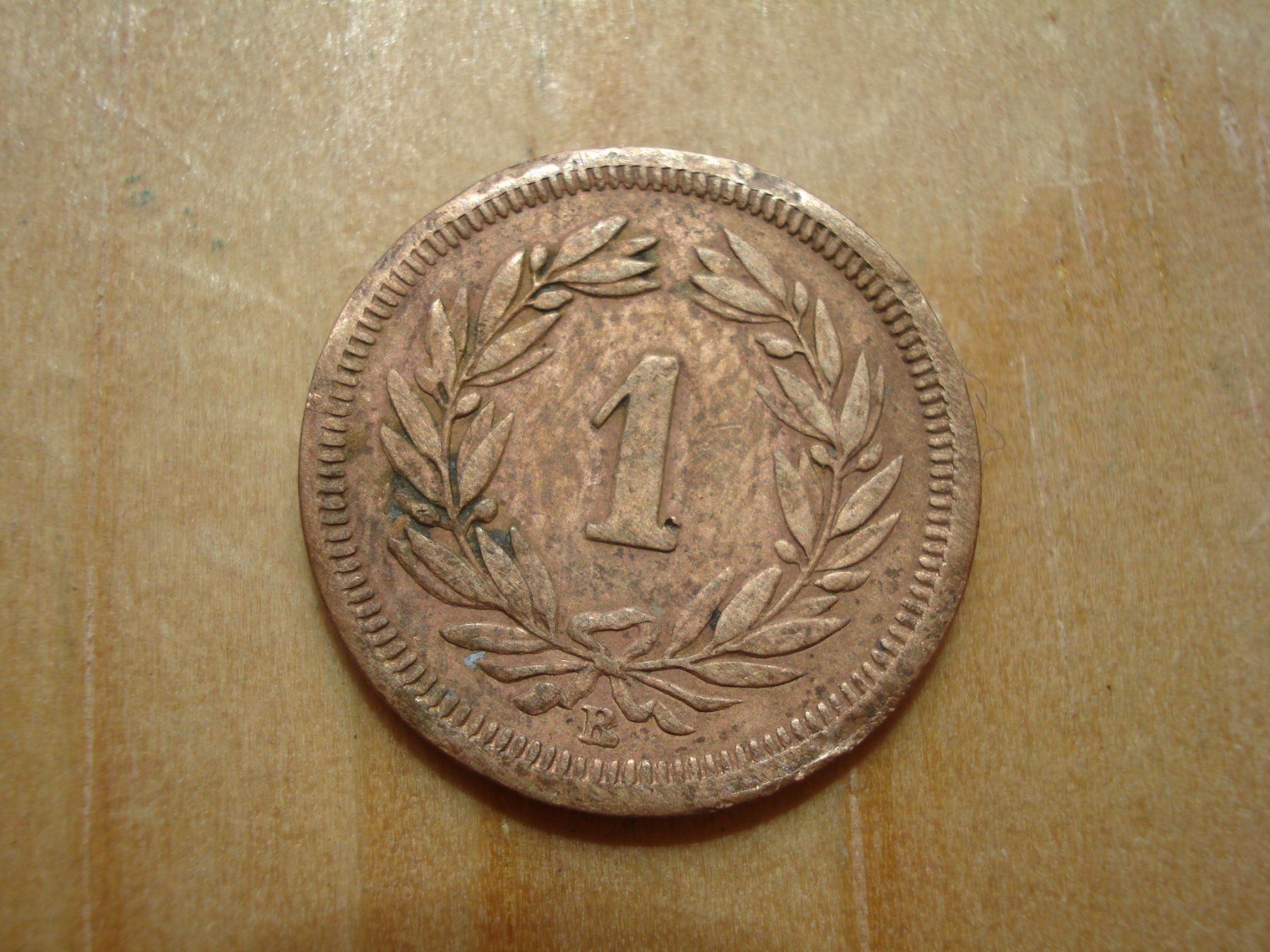 Tutti le monete: (N°5) 1 Rappen 1853 – Usato da Erlach venduto da Net-Coins 1