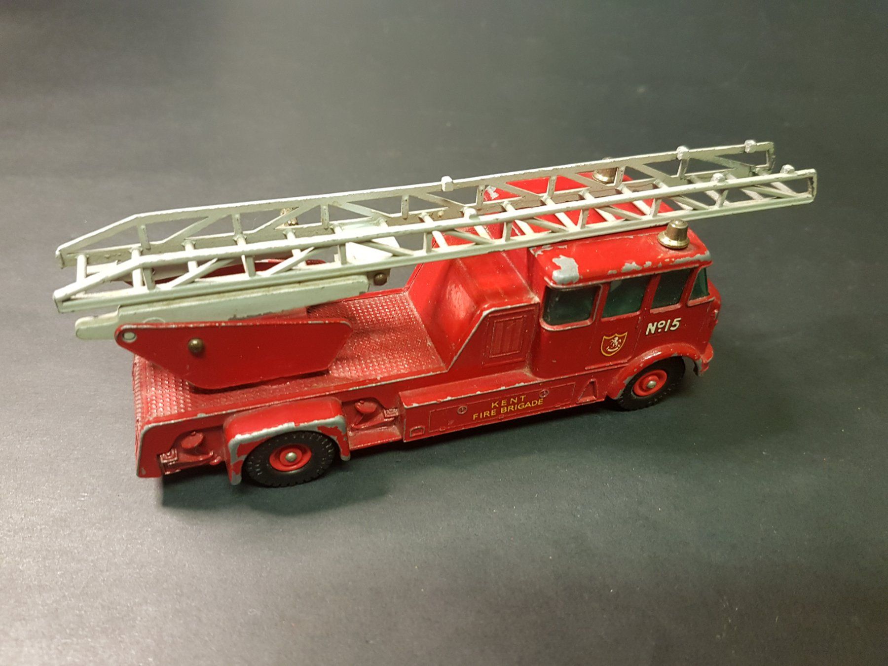 Matchbox Modellini d'auto: Matchbox King Size N° 15, Merryweather Fire Engine – Usato da Martigny venduto da Abm1000